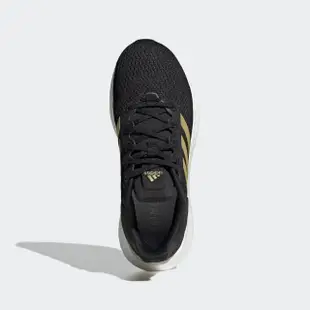 【adidas 愛迪達】Pureboost 21 W 女 慢跑鞋 運動 休閒 訓練 彈力 緩震 愛迪達 黑金(GZ3004)