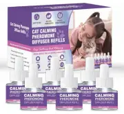 Cat Pheromones Calming Diffuser Refill 6 Pack Multicat Pheromone Diffusers Refil