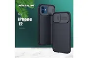 Nillkin For Apple iPhone 12 Mini Case, CamShield Series Slim Stylish Protective Case with Slide Camera Cover (Black)