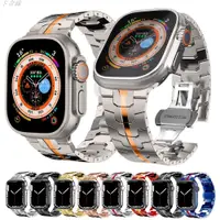 在飛比找樂天市場購物網優惠-鋼鐵俠不鏽鋼錶帶 機械錶男生 適用於Apple Watch 