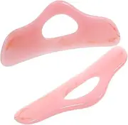 Ipetboom 2pcs Massage Tool Handheld Scraper for Muscle Relief Portable Facial Massager for Swelling Reduction and Skin Health Travel Friendly Design for Home Go Use