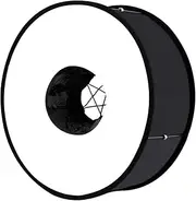 450mm Round Style Softbox Speedlight Flash LightSoft Box Foldable Soft Flash Lightfor Photography