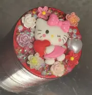Mini Sanrio Hello Kitty And Friends Kawaii Red Valentines Heart Metal Grinder