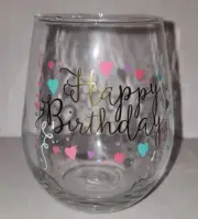 JoyXpress "Happy Birthday" Stemless Wine Glass 5240 great gift