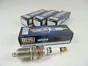 4x Spark Plug BERU 14F-7DUO for PEUGEOT 405 I 1.6L 75ps 1987-1988