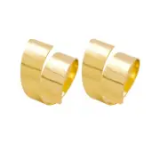 4pcs Rings Wedding Napkin Holders Table Napkin Rings Banquet Napkin Holder