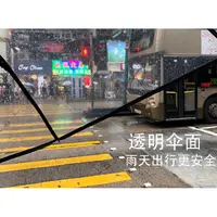在飛比找蝦皮購物優惠-【百易購】全自動透明雨傘 自動摺疊傘 韓國透明雨傘 折疊全自