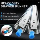 5500mm-10000mm 125kg Locking Drawer Runners Trailer Fridge Slides Draw Heavy AU