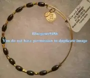 Alex and Ani Sheik Jordan Beaded Bangle Yellow Gold - Discontinued