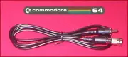 6Ft RCA Video Cable & RF Coax TV Adapter for Commodore 64 64C 128 Computer
