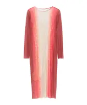 gradient-effect midi dress 0,1,2,3 Pink