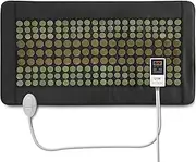 UTK Far Infrared Heating Pad for Back Pain, Full Back Infrared Heating Pad, Larger Size with 132 Jade & 54 Tourmaline Stones, Temperature and Time Adjustable(21'' x 38')|Gift for Dad