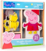 Peppa Pig Magnetic Wood Dress up Puzzle (26 Pieces) Style Name:Peppa Pig