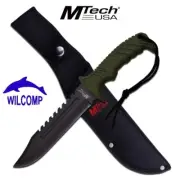 MTECH USA MT-20-57GN FIXED BLADE KNIFE OUTDOOR CAMPING HUNTING SURVIVAL