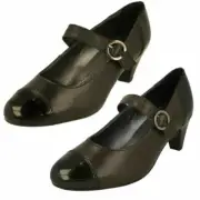 Ladies Padders Jean Heeled Mary Jane Style Shoes