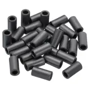 30Pcs Ferrite Toroid Core, Toroid Core 0.4"ODx0.2"IDx0.8"H Ferrite Rings, Black