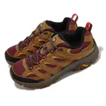 MERRELL 邁樂 戶外鞋 MOAB 3 GTX 男鞋 棕 紅 防水 黃金大底 真皮 越野 郊山 避震 支撐 登山鞋 ML037277