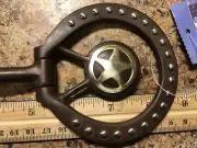 Western Snaffle Horse Bit Star Conchos Copper Inlay AHE 750