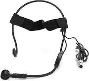 Condenser Microphone for Wireless System: Ideal Gaming Mic, Transmitter, Audio Mixer, Mini 3-Pins Headband Microphone, Essential for Streaming and VoIP