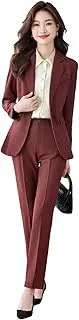 [Generic] Women Winter Wear Show Time Increases More Temperament Professional Pants Suit