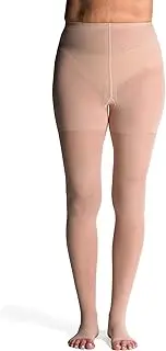 Sigvaris 782 EverSheer Open Toe Pantyhose - 20-30 mmHg Short Warm Sand SS Short 782PSSO34