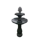 Bird Bath 3 Tier Solar Water Feature Black F921B1