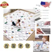 Thickened Foam Anti-Slip Play Mat 6ft x 4ft - Perfect for Infants & Toddlers