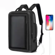 15inch Men USB Anti-theft Laptop Backpack Rucksack Waterproof Outdoor Business Travel Shoulder Bag L SIZE
