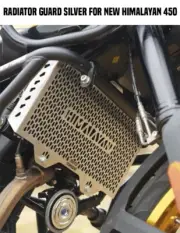 RADIATOR GUARD SILVER FIT FOR ROYAL ENFIELD NEW HIMALAYAN 450