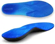 Copper Fit Arch Relief Orthotics – Adaptive Arch Support – Shock Absorbing – Insoles for Men and Women (Medium)