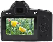 Digital Camera with 3 Inch IPS Screen, 4K Dual Cameras Camcorder with 16x Digital Zoom, 64MP Compact Portable Cameras Night Vision Anti Shake Function (32G)