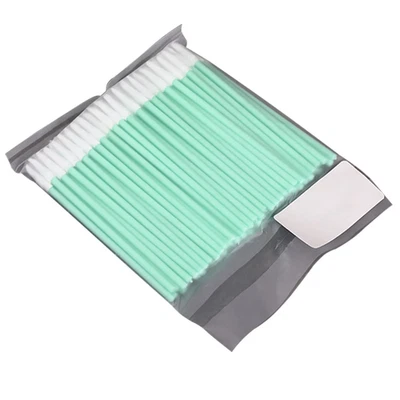100Pcs/Bag Cleaning Q-Tips Dust-Proof Fiber Laser Swabs Tool Strong Absorbent Fi