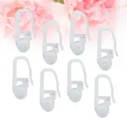 50 Pcs Drapery Hooks Small Curtain Clips Hook Sliding Curtain Hook