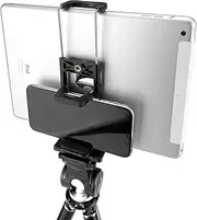 eCostconnection 2 in 1 Universal Tablet Tripod Mount and Universal Smartphone Mount Holder for All Smartphones and Tablets with Microfiber Cloth