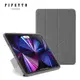 PIPETTO iPad Pro 11吋(第4/第3代) 2022 Origami 多角度多功能透明背蓋保護套 深灰色
