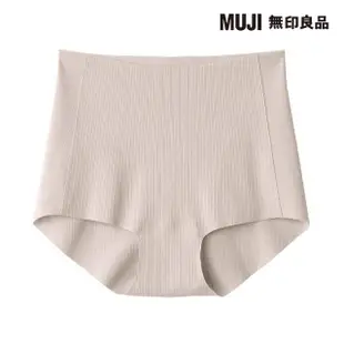 【MUJI 無印良品】女棉混舒適螺紋內褲(共4色)