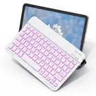 Wireless Bluetooth Keyboard for Samsung Galaxy Tablets, 7-Color Backlit, Ultr...