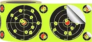 Splatterburst Targets - Roll of (200) 4 Inch Stick & Splatter Self Adhesive Shooting Target Stickers - Gun - Rifle - Gun - Airsoft - BB Gun - Pellet Gun - Air Rifle - Made in USA