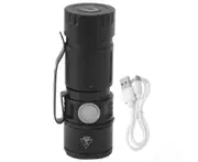 Small Flashlight USB Rechargeable 5 Modes 1000LM Waterproof Compact Mini Pocket Sized EDC Flashlight for Outdoor