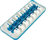 [Joseph Joseph] QuickSnap Plus Easy-Release Ice-Cube Tray with Stackable Lid - Blue ,White/Blue