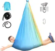 Sensory Swing for Kids Adults 360° Swivel Hanger, Indoor Therapy Swing Holds up