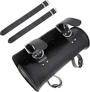 1Pc Motorcycle Handlebar Bag Multi Functional Cycling Storage Pouch for Motorbikes Bicycles and Electric Scooters Black Side Bag for Essentials Wallet