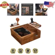 Premium Espresso Knock Box with Non-Slip Base - Perfect for Home Baristas