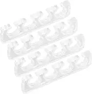 VALICLUD Toe Separator Set Pairs of Silicone Toe Dividers for Women's Men's Nail Care