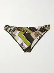 [PUCCI] PUCCI - Printed Bikini Briefs - Green - large large Green