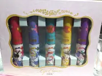 在飛比找Yahoo!奇摩拍賣優惠-日本DHC 純欖護唇膏迪士尼聯名公主系列盒裝五支入 白雪公主