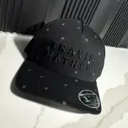Travis Mathew Shipwreck Beach Snapback Golf Hat Black FlexFit 110 MSRP $39 NWT