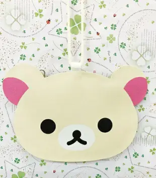 【震撼精品百貨】Rilakkuma San-X 拉拉熊懶懶熊 拉拉熊造型票夾零錢包-妹妹(附繩)#11076 震撼日式精品百貨