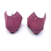 New GH Skates Quad Roller Skates 1 Pair of Toe Guards Pink Suede Leather