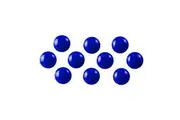 10PK Quartet 20mm Magnet Buttons Document Photo Holder For Magnetic Board Blue